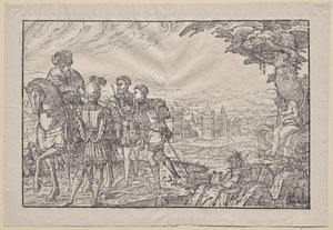 Le père mort et ses trois fils - Melchior Lorck