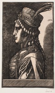 Noble dame turque - Melchior Lorck