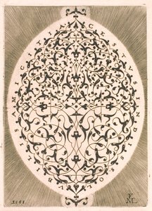 Arabesque ovale - Melchior Lorck