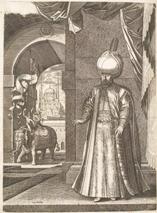 Portrait du sultan Soliman le Magnifique (debout)
