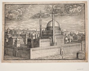 Probablement la mosquée Selim I - Melchior Lorck
