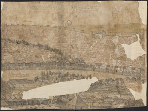 Vue de Constantinople, Feuille 16, Melchior Lorck, 1559 - Melchior Lorck