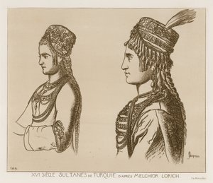Sultans du XVIe siècle de Turquie - Melchior Lorck