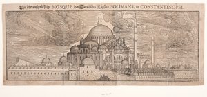 La mosquée Suleimanyie, vue du nord-est - Melchior Lorck