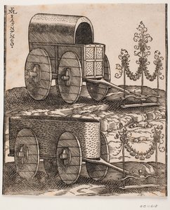 Deux chariots - Melchior Lorck