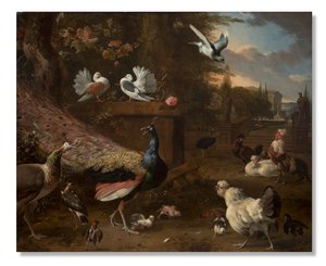Ménagerie, vers 1680 - Melchior de Hondecoeter