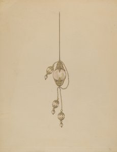 Ornement de cheveux, vers 1937 - Melita Hofmann