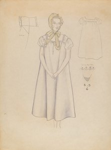 Chemise de nuit et bonnet - Melita Hofmann