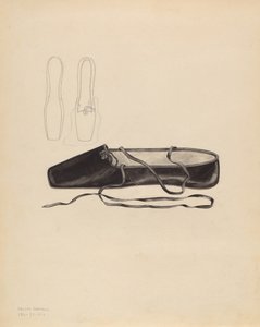 Pantoufle, vers 1936 - Melita Hofmann