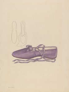 Pantoufle, vers 1936 - Melita Hofmann