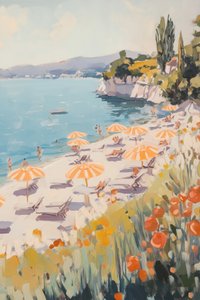 Journée à la plage en Méditerranée