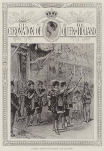 Le couronnement de la reine de Hollande