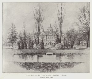 La maison dans les bois, façade du jardin