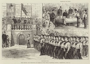 Le Prince et la Princesse de Galles à l