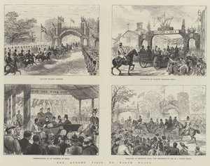 La Visite de la Reine au Nord du Pays de Galles - Melton Prior