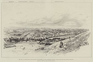 La ville de Doornfontein, Johannesburg, propriété de la compagnie des eaux, vue du réservoir de service élevé - Melton Prior