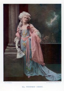 Winifred Emery, actrice anglaise, 1901