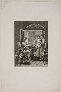 Illustration avec des femmes autour d