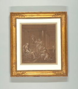Dessin, conception de papier peint - Merry Joseph Blondel