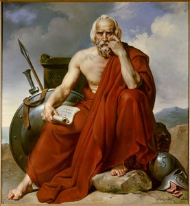 Portrait de Lycurgue (Lykourgos) législateur de Sparte - Merry Joseph Blondel