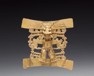 Pendentif en forme de figure à tête d