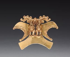 Pendentif à double tête d