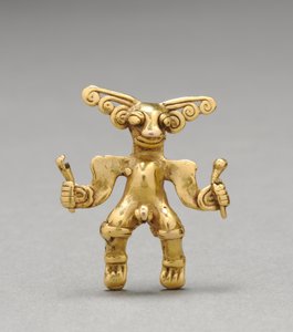 Pendentif en forme de figurine, c. 1000-1550 - Mesoamerican Mesoamerican