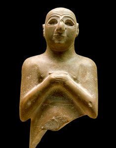 Art de Mésopotamie : statue de Lugaldalu (orant) - Mesopotamian Mesopotamian