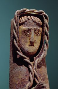Bougeoir avec une figure de Jésus (détail) - Mexican School