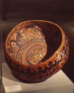 Jicapestle (calebasse peinte) - Mexican School