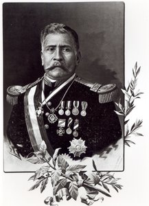 Portrait de Porfirio Diaz (1830-1915) - Mexican School