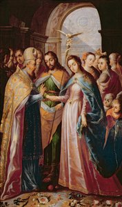 Le Mariage de Marie et Joseph - Mexican School