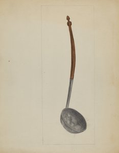 Louche en étain
