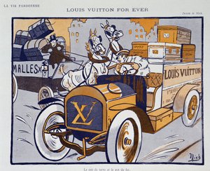 Publicité pour Louis Vuitton par Mich (Michel Liebeaux) - Mich