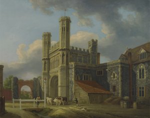 La porte de Saint-Augustin, vers 1778 - Michael Rooker