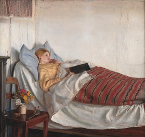 La jeune fille malade - Michael Ancher
