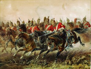 La Charge de la Brigade Légère pendant la bataille de Balaklava - Michael Angelo Hayes