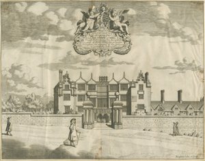 Keele Hall : gravure sur cuivre, nd [1653-1686] - Michael Burghers
