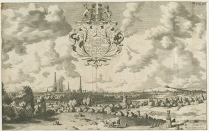 Lichfield - Vue nord-ouest - Michael Burghers