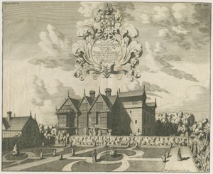 Manoir de Madeley: gravure, nd [c 1686] - Michael Burghers