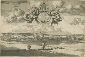 Stafford - Vue est-nord-est : gravure, nd [1686] - Michael Burghers
