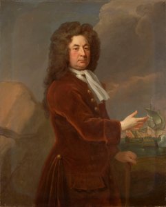 Vice-amiral Sir William Whetstone (d.1711), fin du 17e au début du 18e siècle