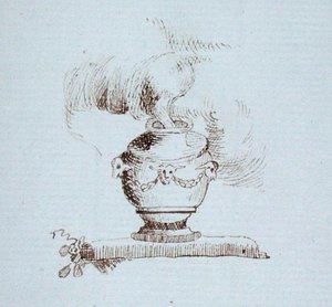 Dessin du carnet de Michael Faraday - Michael Faraday