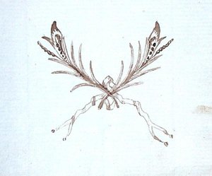 Dessin du scrapbook de Michael Faraday