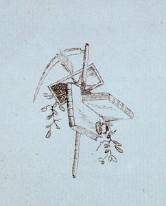 Dessin du scrapbook de Michael Faraday - Michael Faraday