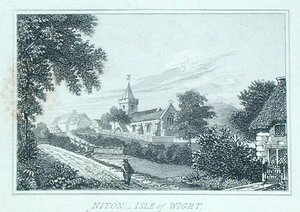 Église de Niton, île de Wight, de l