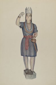 Indien de magasin de cigares, vers 1938 - Michael Riccitelli