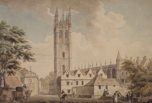Pont Magdalen et tour, Oxford, 1768-1772