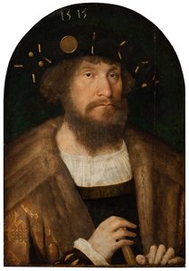 Portrait du roi Christian II de Danemark 1481-1559, 1514 ou 1515 - Michael Sittow