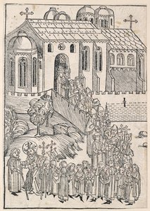 Christ saluant un pèlerin, vers 1491